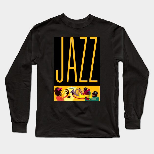 JAZZ Long Sleeve T-Shirt by PLAYDIGITAL2020